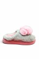 PANTUFLA PELUDITA Gris-oscuro