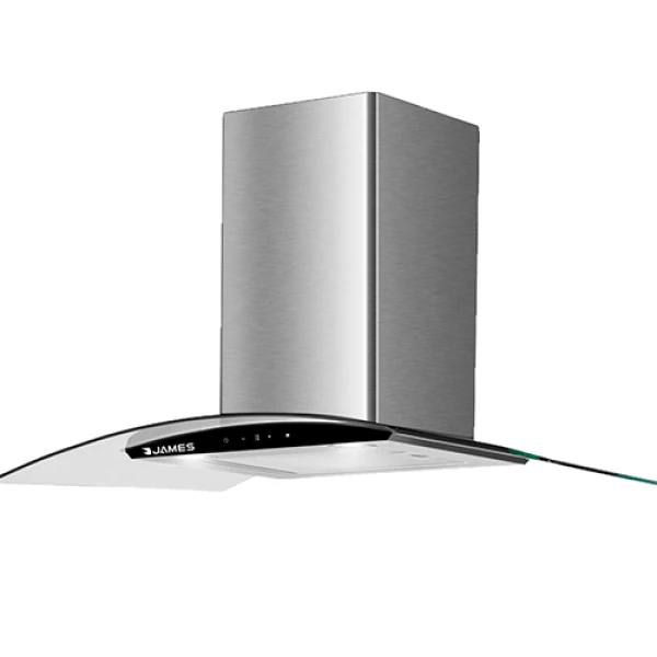 CAMPANA JAMES CURVA / CURVEX 90 Acero Inox. Sin color