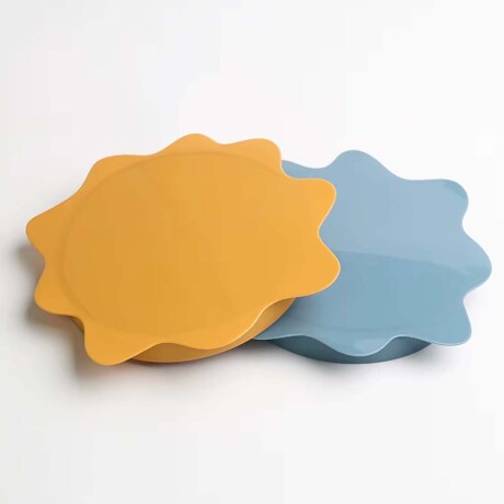 Set Comida Bebé Plato Sol con Divisiones + Cuchara y Tenedor Gris