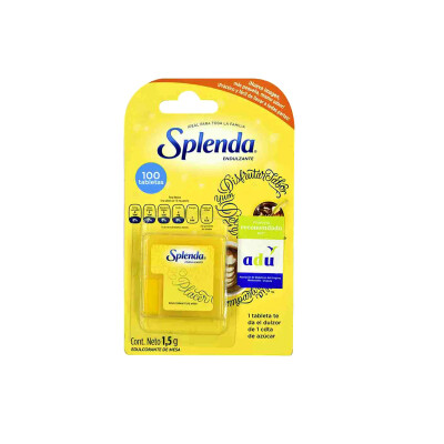 Edulcorante 100 Tabletas Splenda Splenda 100 Tabletas