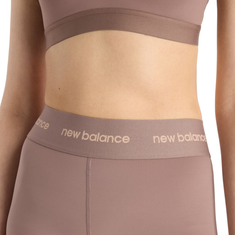 Short New Balance Sleek High Rise Sport Short 5" de Mujer - WS51182EAS Marron
