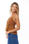 BLUSA ALBA MARRON