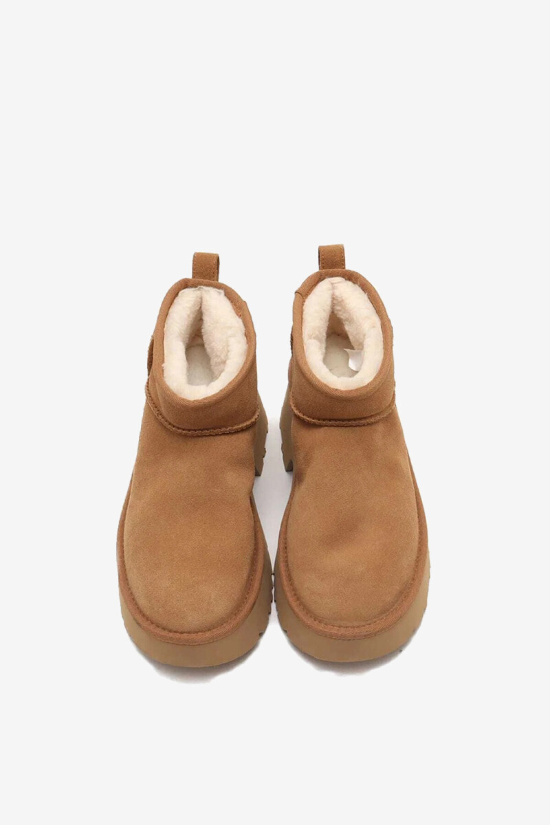 BOTA ULTRA MINI PLATAFORMA Camel