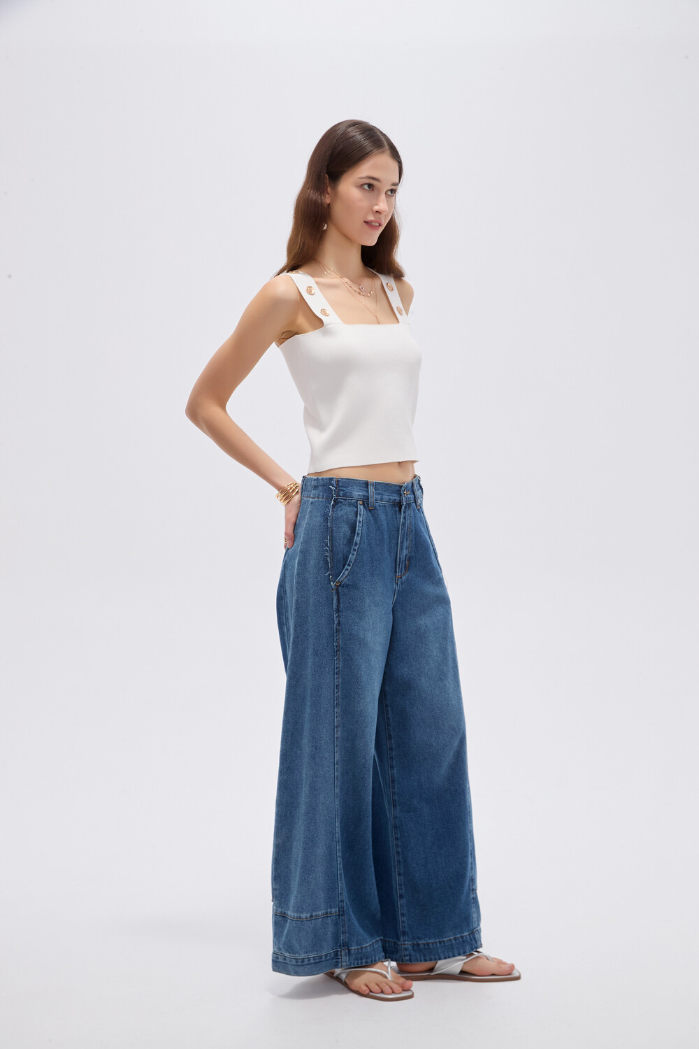 Pantalon Reka Azul Medio