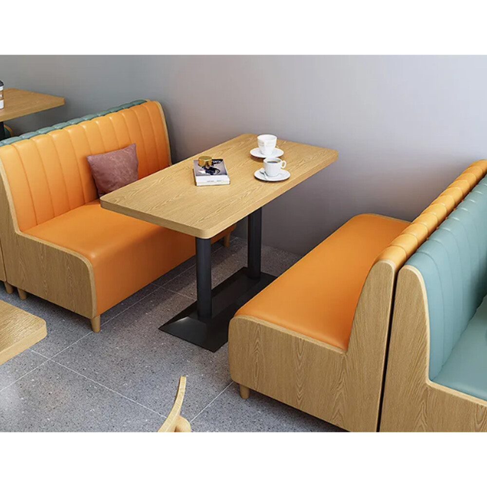 Mesa De Comedor Restó Mdf 120x60x75cm Marrón claro