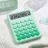 Calculadora Escritorio 12 Dígitos Funciones Números Escolar Color Variante Verde