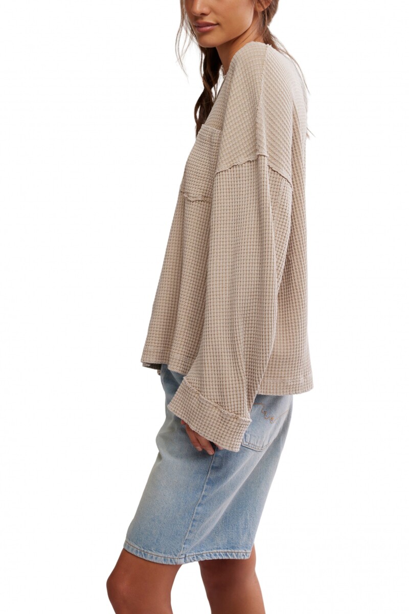 CAMISETA POCKET Natural