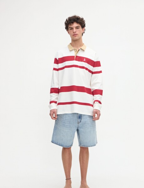 Remera polo Parsons Off white