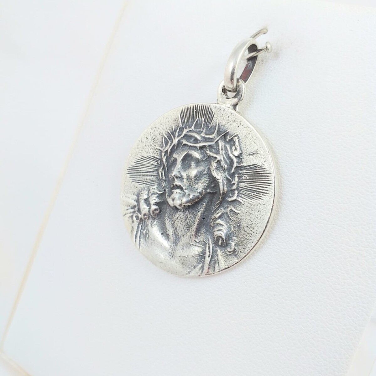 Medalla religiosa de Plata 925 Ecce Homo - Cristo de Espinas 