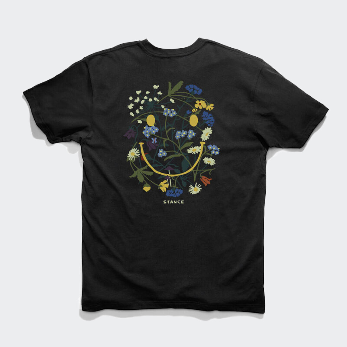 Remera Stance Pollen - Negro 