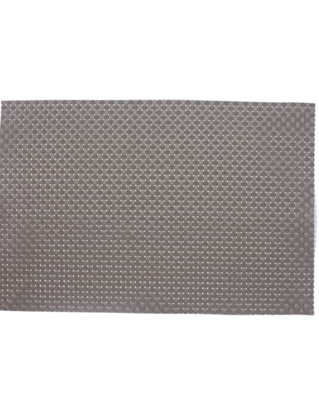 INDIVIDUAL PVC ENTRAMADO GRIS 45x30CM INDIVIDUAL PVC ENTRAMADO GRIS 45x30CM