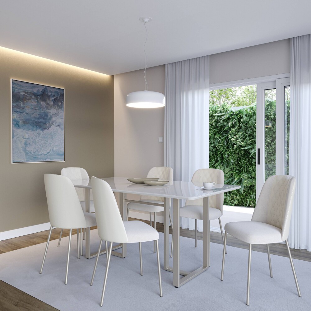 Mesa de comedor Arcadia - 1.6 - Linea Monaco Mesa de comedor Arcadia - 1.6 - Linea Monaco