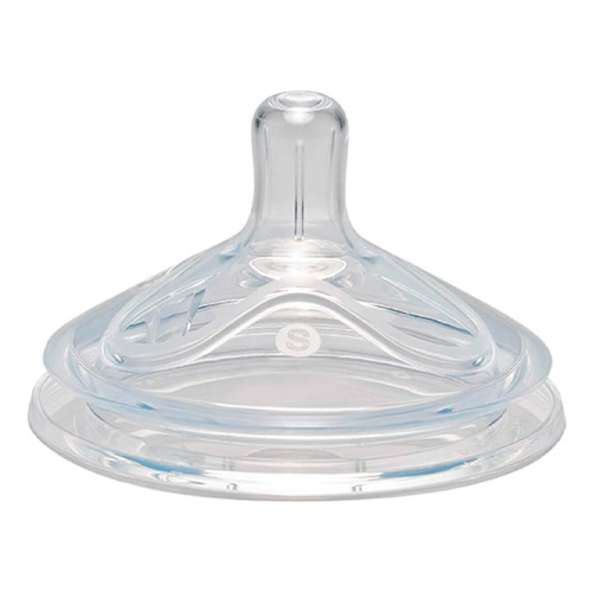 Tetina de Silicona con Cuello Ancho Nip First Moments - TRANSPARENTE 