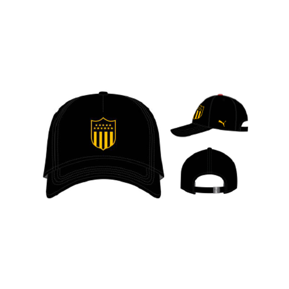 Gorra Peñarol Ess de Hombre - Negro 