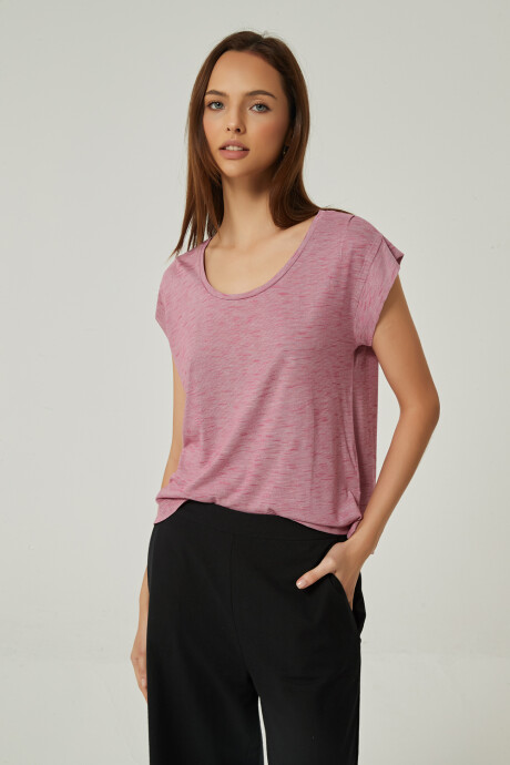 Remera Ailana Magenta Claro