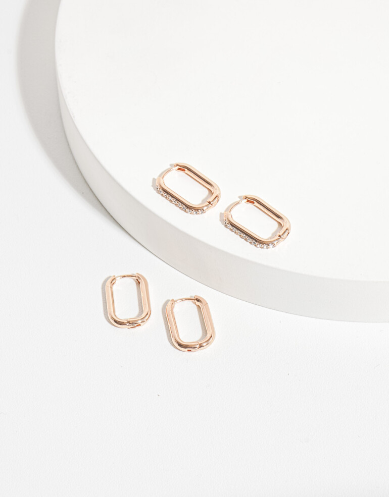 Aros Argollas Set Special Price Set De Argollas De Metal - Dorado
