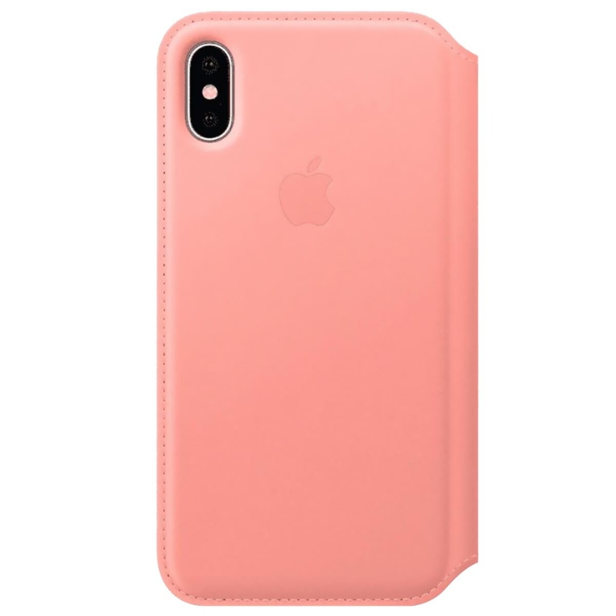 Funda Apple Leather Folioiphone X - CASE IPHONE X ORIG. LEATHER ROSA DF OLT 