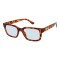 Lentes De Sol Trend Vermelha Cuadrado De Policarbonato Azul/Carey
