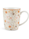 Taza VETLE Ø8xA10cm 35cl con flores Taza VETLE Ø8xA10cm 35cl con flores