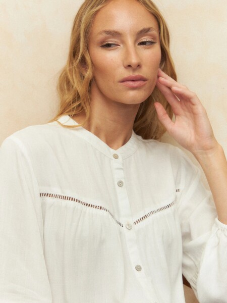 CAMISA ALLIE GRAPES BLANCO