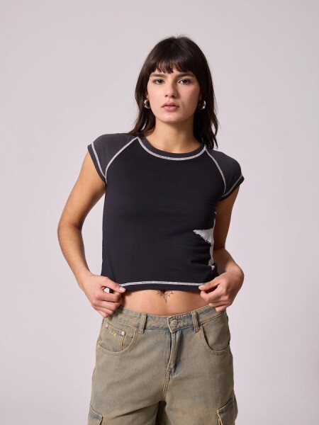 T-SHIRT DIXIE MELMAN NEGRO