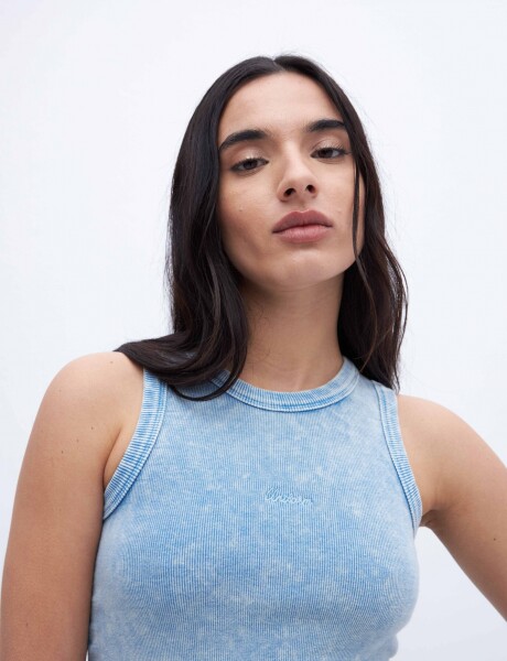 Musculosa Pia Celeste