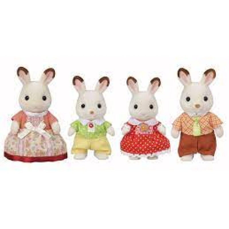 Familia De Conejos Chocolate Sylvanian Families 5655 Familia De Conejos Chocolate Sylvanian Families 5655