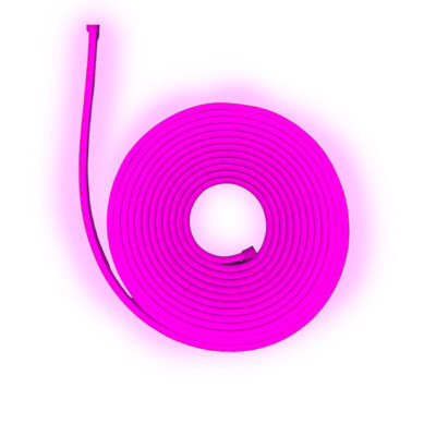 Kit completo Cinta Tira led neon flexible 5 metros violeta Kit completo Cinta Tira led neon flexible 5 metros violeta