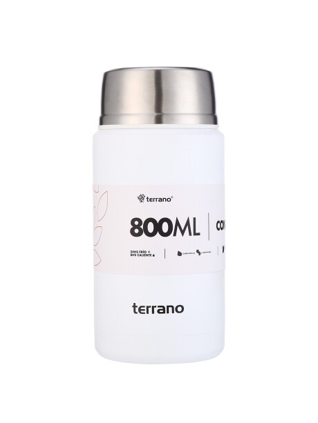 Contenedor de alimento alto Blanco