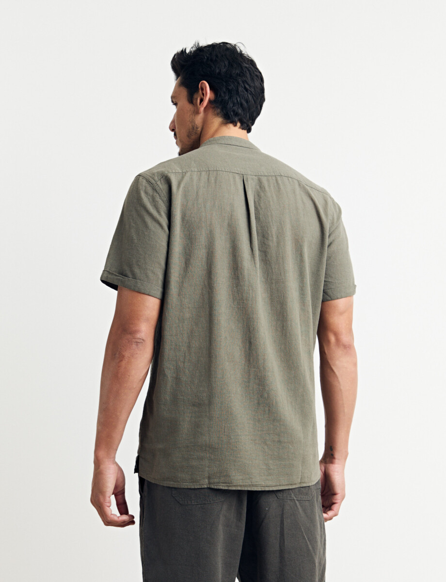 012405 CAMISA HARRINGTON LABEL Oliva