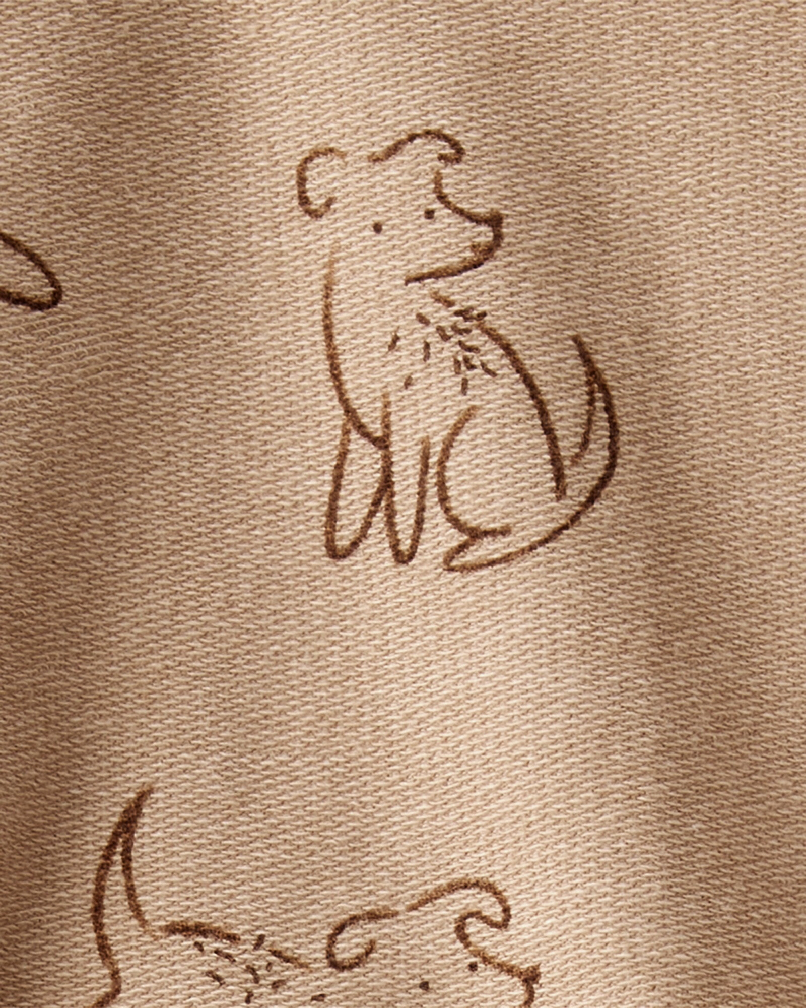 Set dos piezas de algodón, pantalón y buzo, diseño perros Set dos piezas de algodón, pantalón y buzo, diseño perros