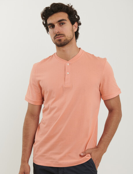 520677 T-SHIRT HARRINGTON LABEL Coral