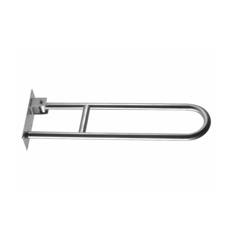 BARRA REBATIBLE DISCAP METAL ACERO INOXIDABLE CROMO CROMO