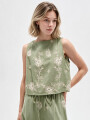 Musculosa Ferae Verde Grisaceo