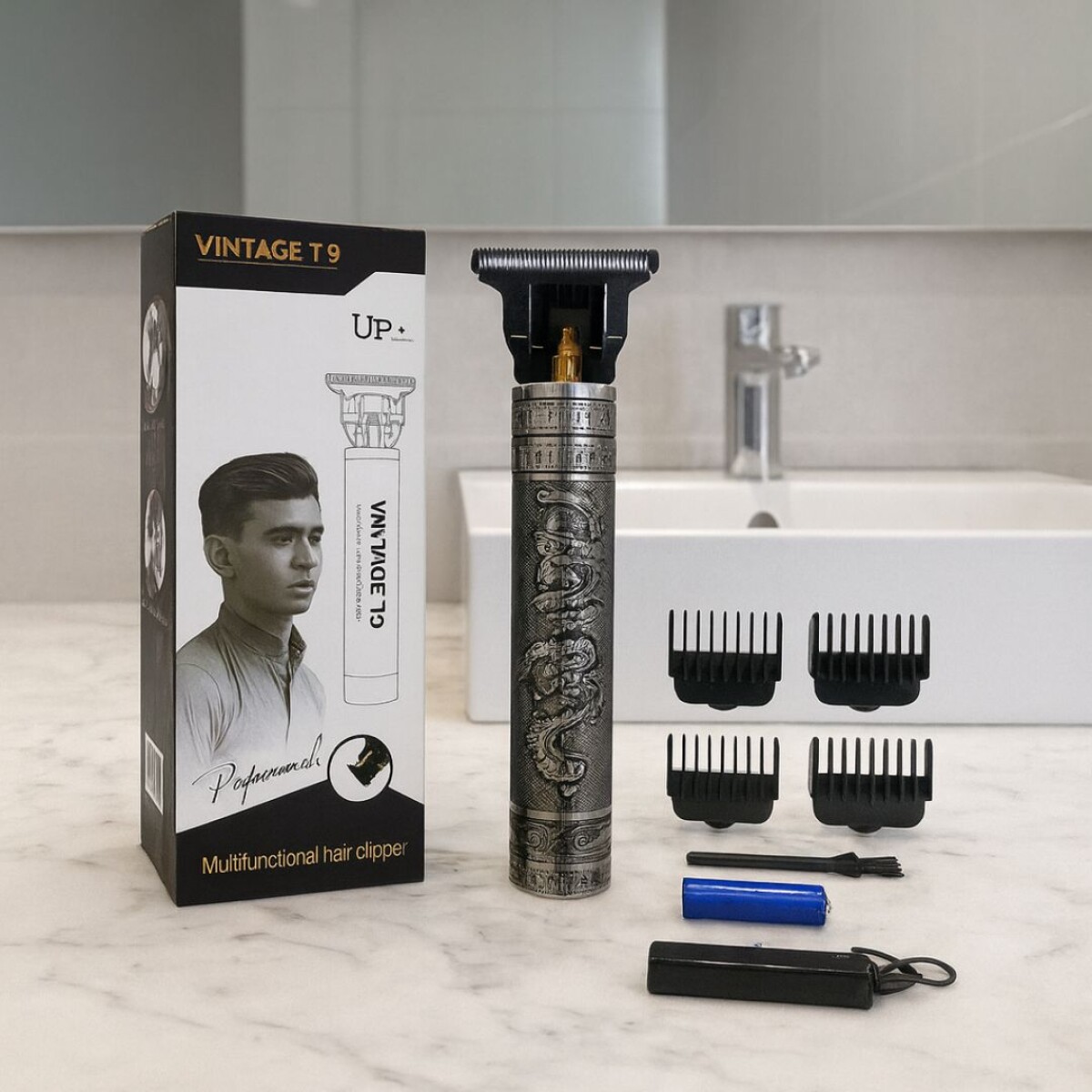 CORTA PELO VITAGE T9 - PLATEADO 