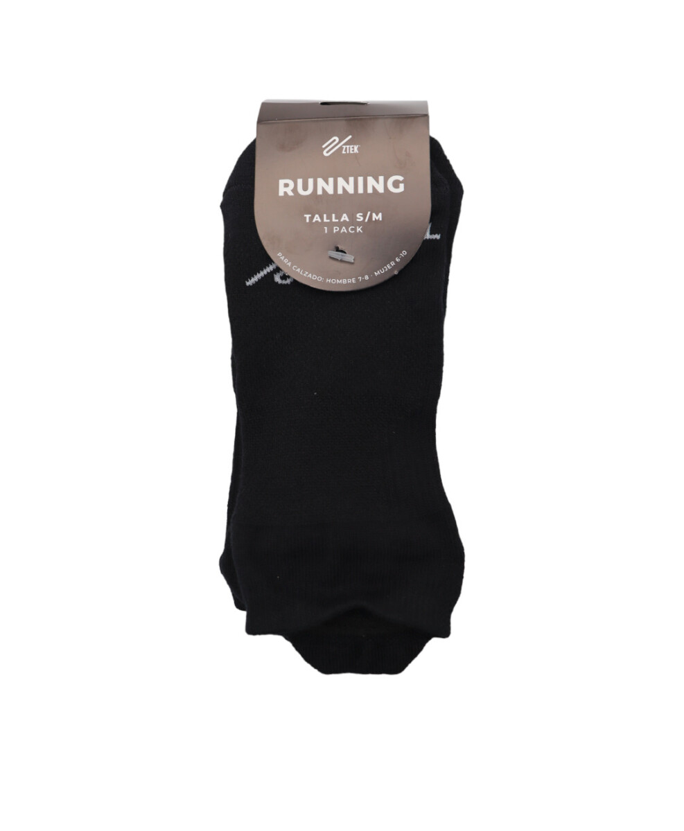 Medias Ztek Running 3-Pack Unisex - Negro 