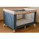 Corral Para Bebe Con Ruedas Desmontable Azul Celeste