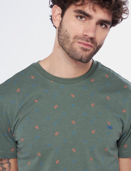 REMERA ESTAMPADA Verde