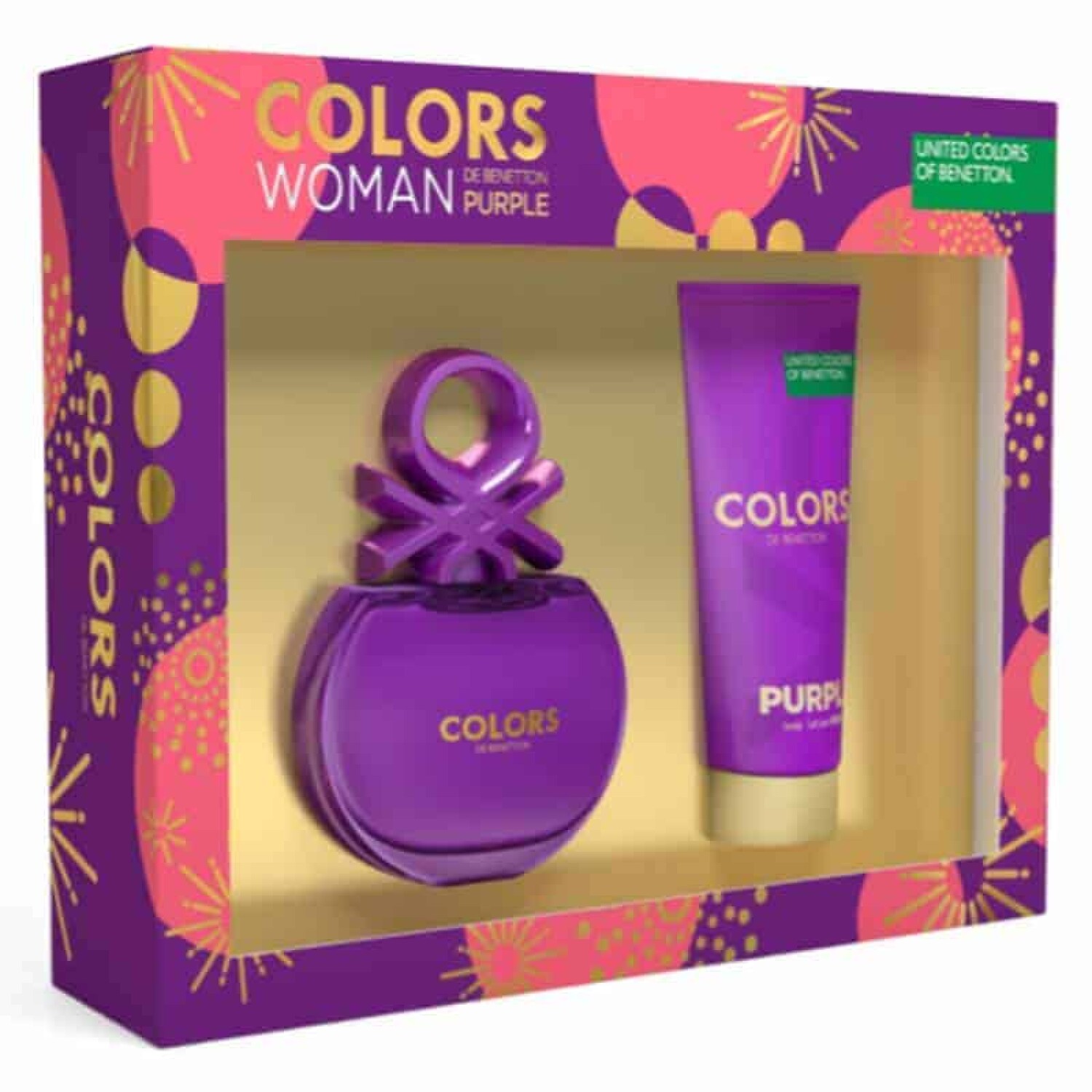 Perfume Benetton Cofre Colors Woman Purple EDT 50 ml