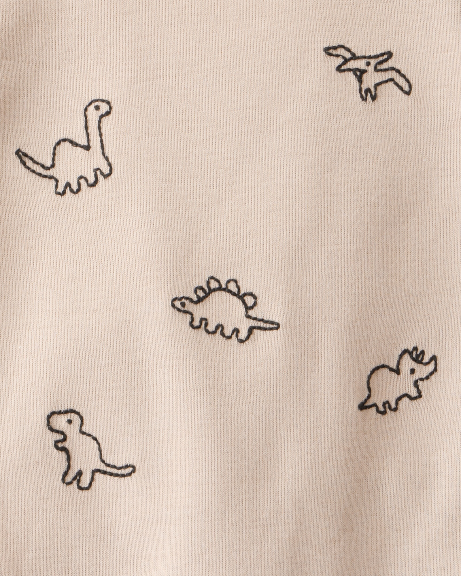 Set dos piezas de algodón, pantalón y body, diseño dinos Sin color