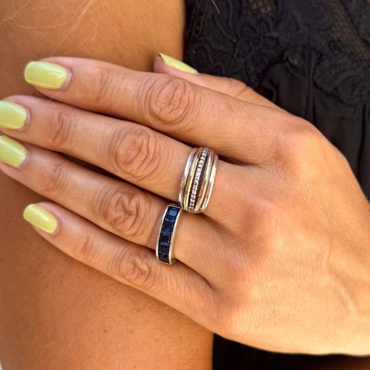 Anillo Waldorf - Plata y Oro 