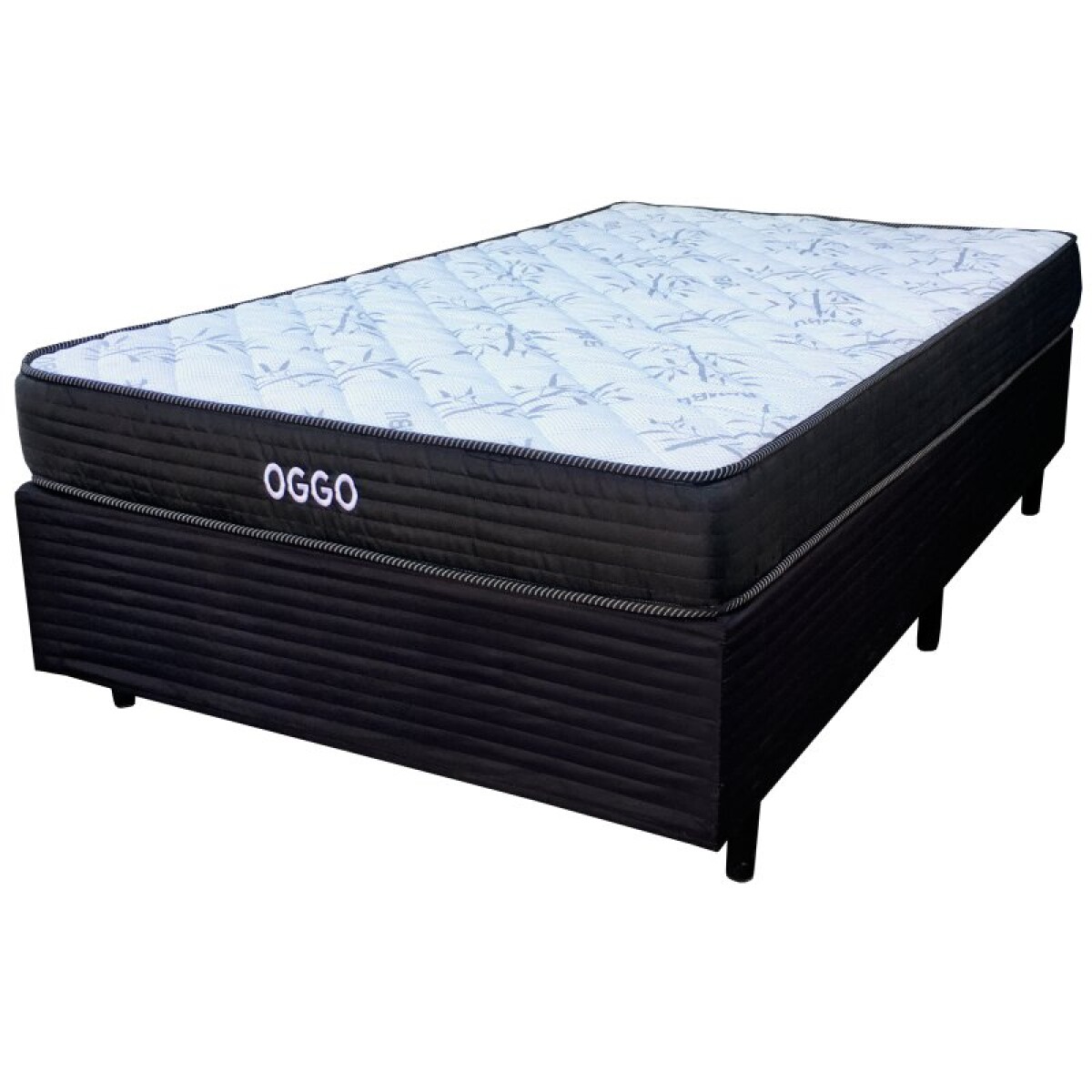 Sommier SUPER MEGA - 1 Plaza y Media - Espuma - Reversible - 110x188x16cm - 130 Kg 