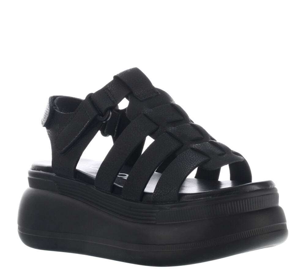 Sandalia MANDI con plataforma Black