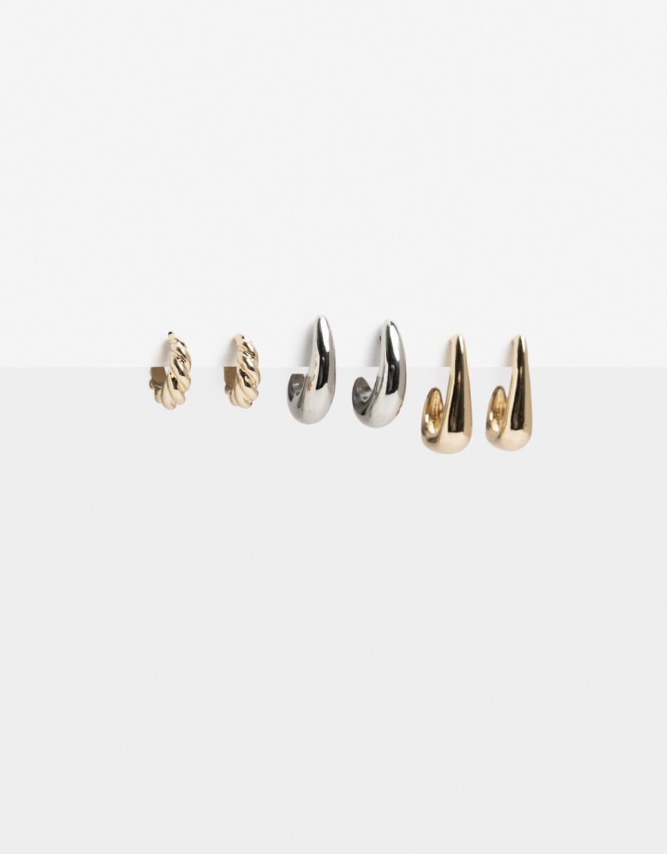 Set De Argollas Biplating 