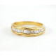 Anillo medio sin fin Ondeado Oro 18K Y Brillantes Anillo medio sin fin Ondeado Oro 18K Y Brillantes