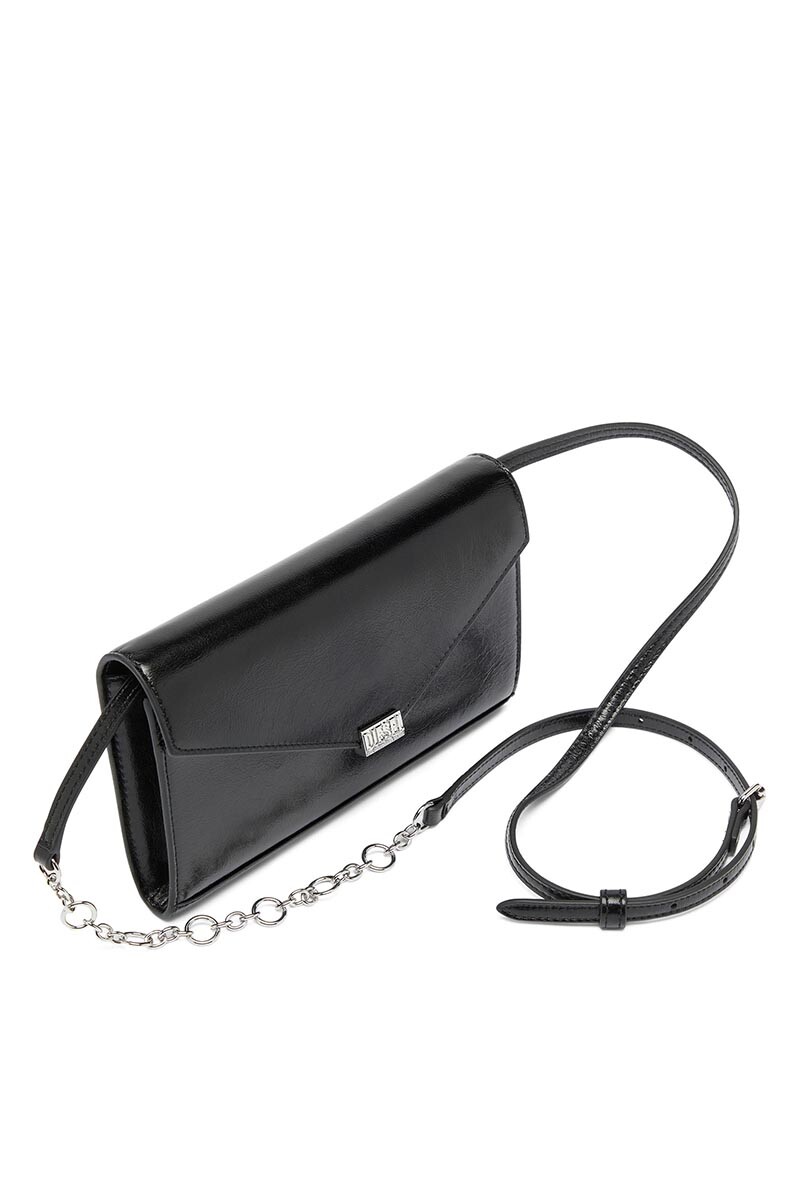 Cartera Para Mujer D-Envelop Wallet On Chain Negro