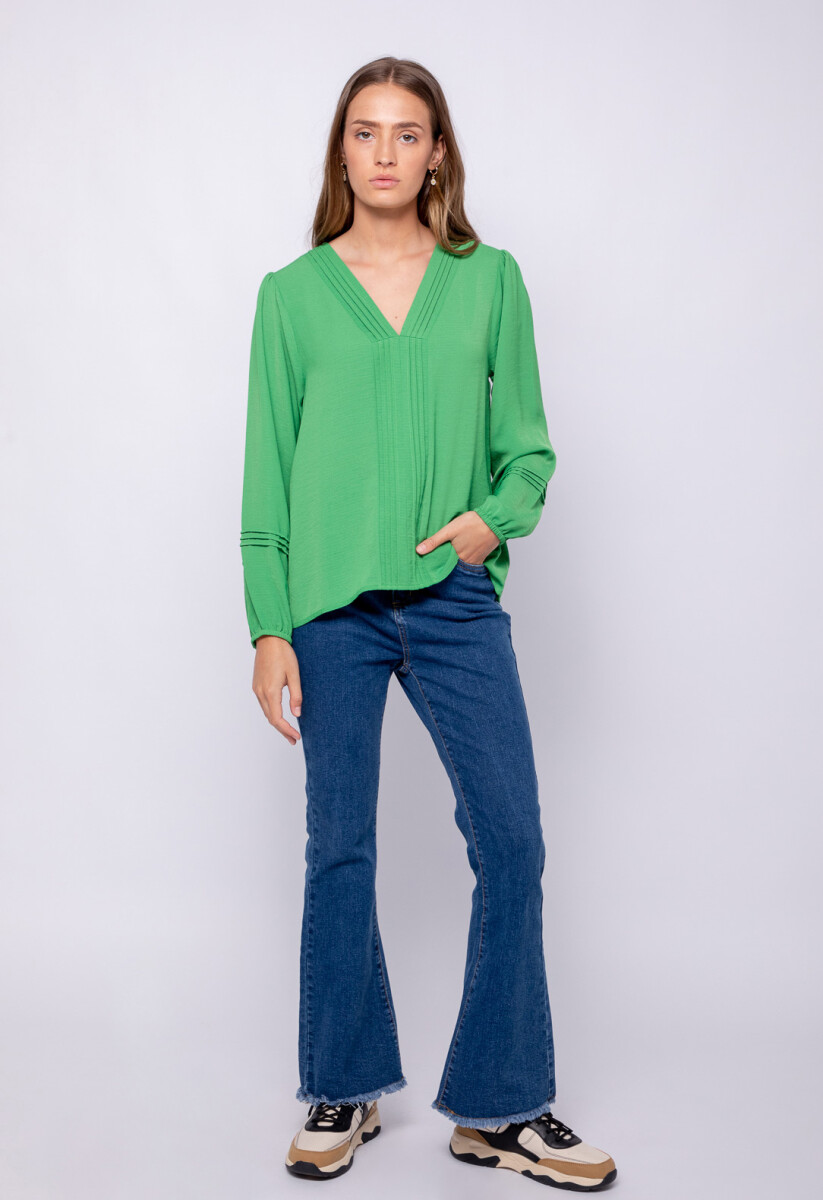 BLUSA AMAPOLA - Verde Hierba 