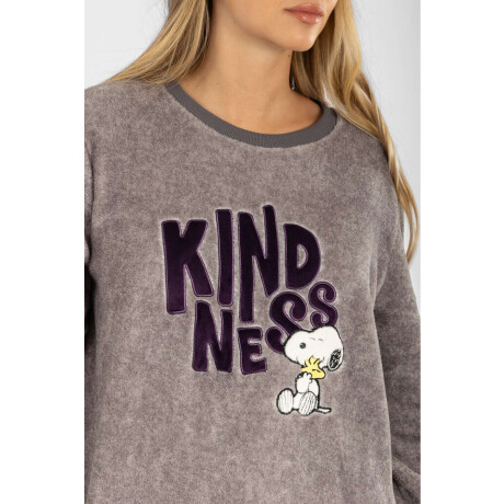 Pijama kind melange Gris melange