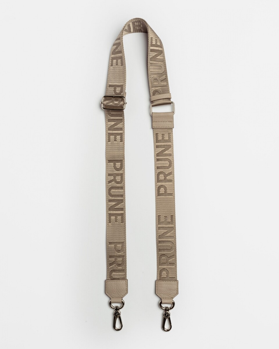 Correa Bali en cuero graneado - Taupe 