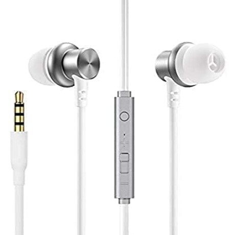 AURICULARES CON CABLE GRIS 001